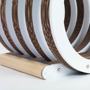 PREZZO SU RICHIESTA - Twist Chair - sedia in cartone e legno laccato