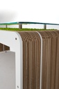 PREZZO SU RICHIESTA - Tavolo Scrivania In Cartone con licheni More Plus Desk