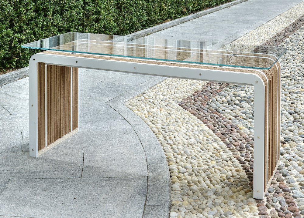 PREZZO SU RICHIESTA - Tavolo Scrivania In Cartone More Plus Desk