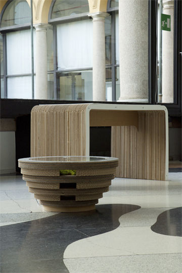 PREZZO SU RICHIESTA - Tavolo Scrivania Cartone More table & desk