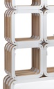 PREZZO SU RICHIESTA - More Light - libreria cartone e legno laccato bianco