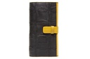 TRAVEL WALLET FIRE & HIDE | BLACK YELLOW