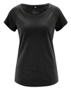 T-shirt raglan in canapa e cotone biologico