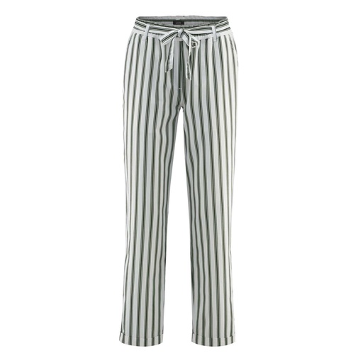 Pantaloni righe lino biologico e cotone biologico