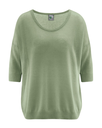 Pullover donna cotone bio e canapa