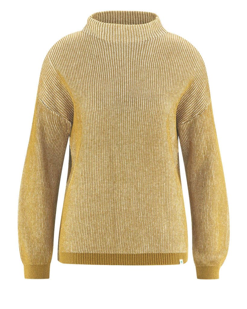 Maglia con collo alto - canapa e cotone invernale