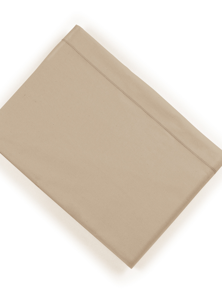 Lenzuola Piano Nocciola - Cotone Biologico Certificato GOTS