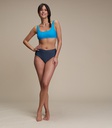 Bikini con slip a vita alta in tessuto riciclato ECONYL