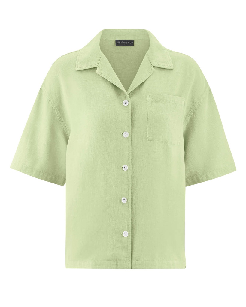 Blusa urban casual canapa e cotone biologico