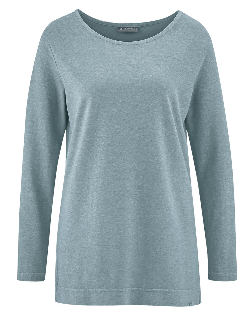 Pullover donna lungo canapa-
