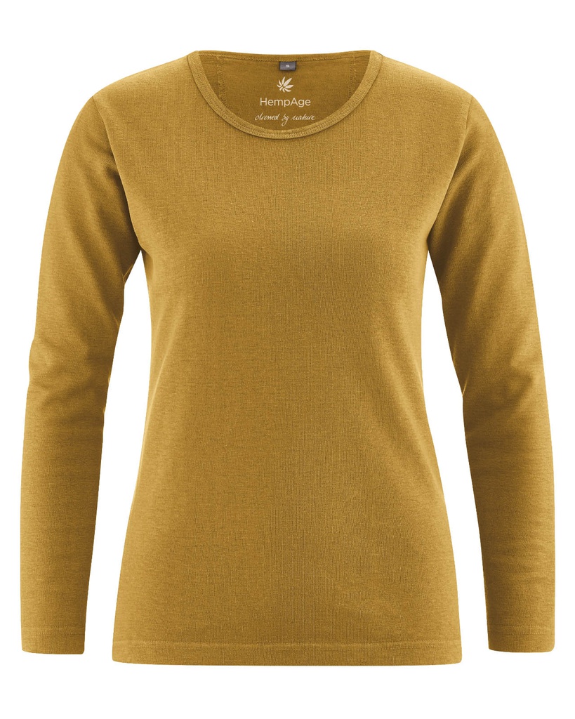 Longsleev basic canapa e cotone biologico