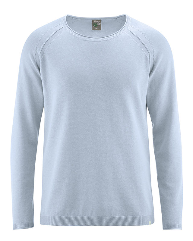 Pullover leggero in maglia di canapa e cotone bio