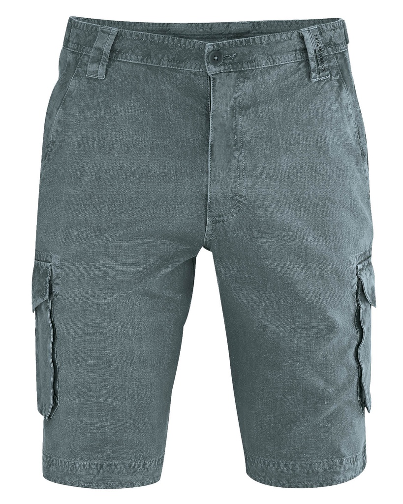Cargo shorts in canapa e cotone organico